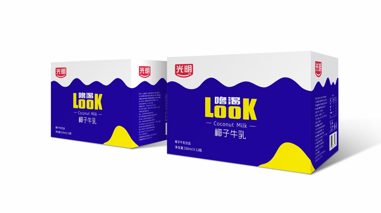 光明LOOK椰子牛乳包装设计|如何用一款包装,放大品牌资产(图5) 光明LOOK椰子牛乳包装设计|如何用一款包装,放大品牌资产(图5)