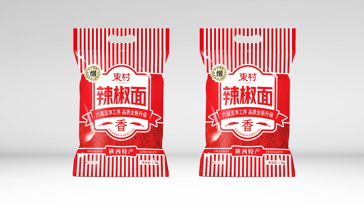 东村辣椒粉包装设计案例｜用终端视觉打造货架竞争力(图4)